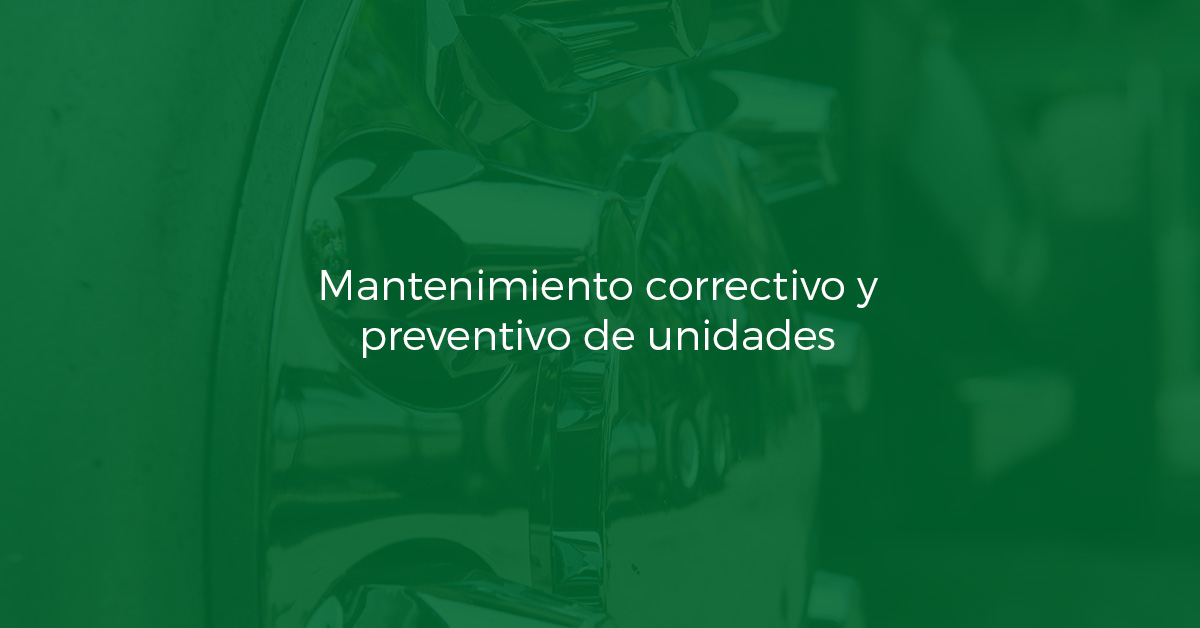 Mantenimiento correctivo