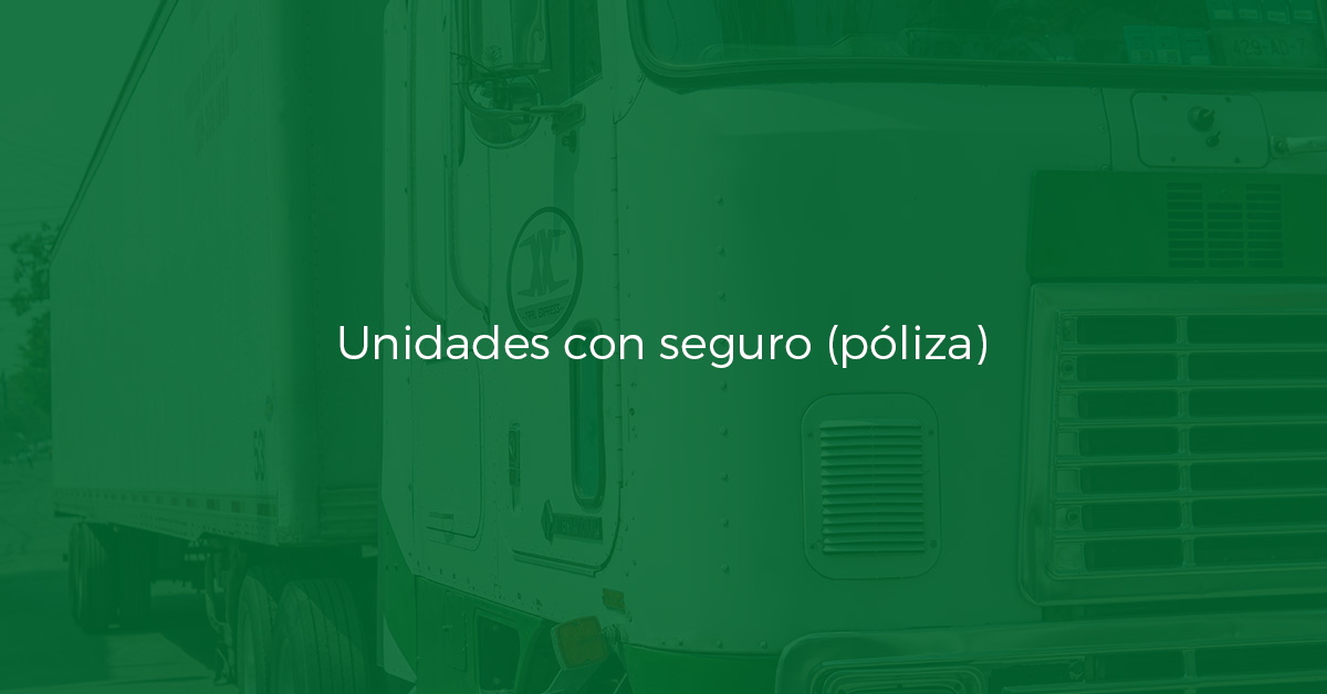 Unidades aseguradas